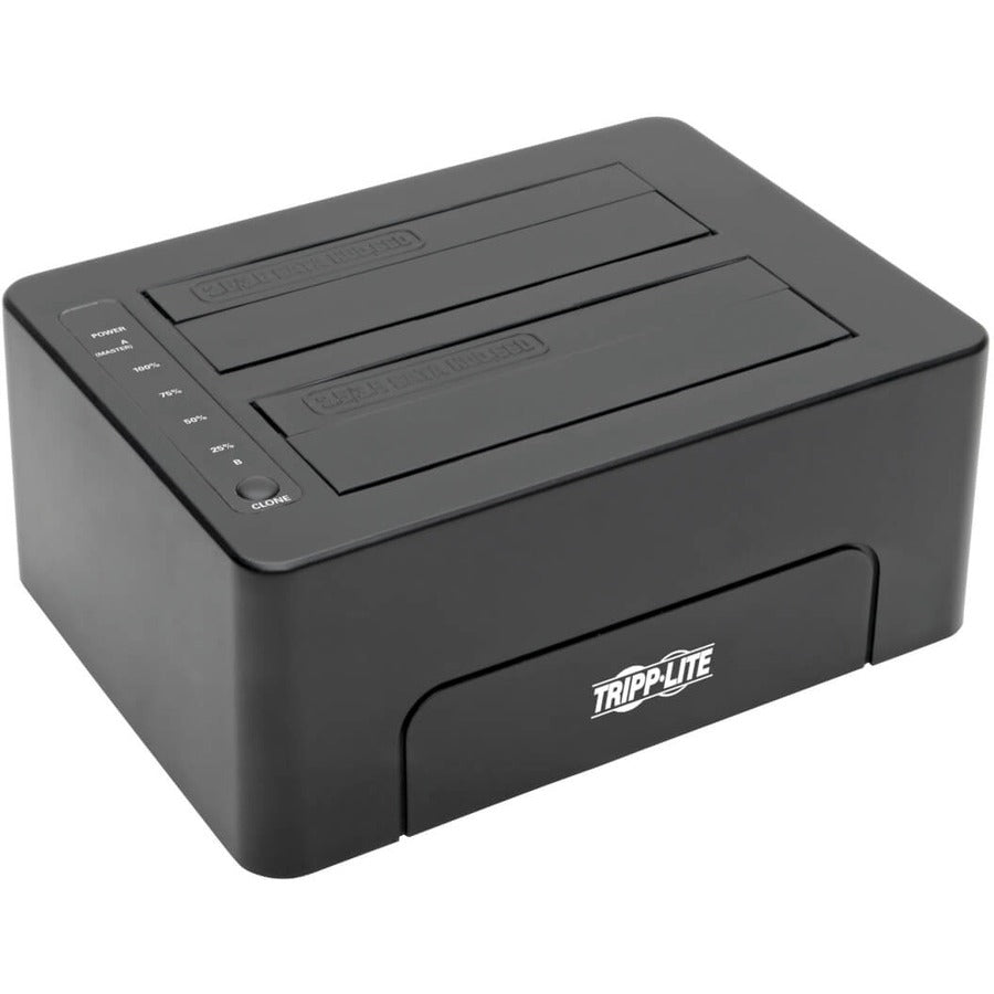 Tripp Lite by Eaton Quick Dock U439-002-CG2 Drive Dock - USB 3.1 Type C Host Interface - UASP Support External - Black U439-002-CG2