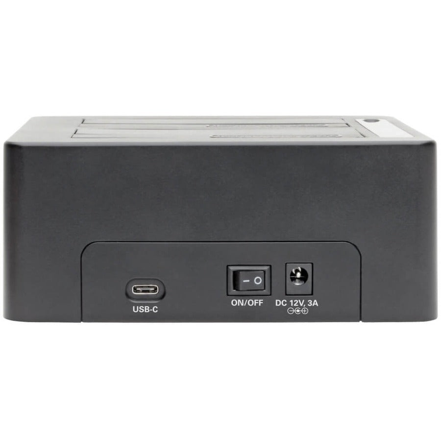 Tripp Lite by Eaton Quick Dock U439-002-CG2 Drive Dock - USB 3.1 Type C Host Interface - UASP Support External - Black U439-002-CG2