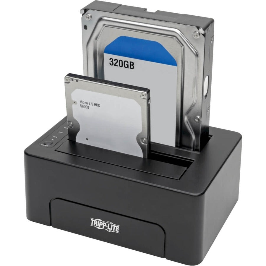 Tripp Lite by Eaton Quick Dock U439-002-CG2 Drive Dock - USB 3.1 Type C Host Interface - UASP Support External - Black U439-002-CG2