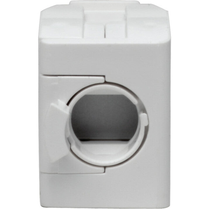 Tripp Lite by Eaton N238-001-GY-TF Keystone Jack Cat6a/Cat6/Cat5e, White, TAA N238-001-GY-TF