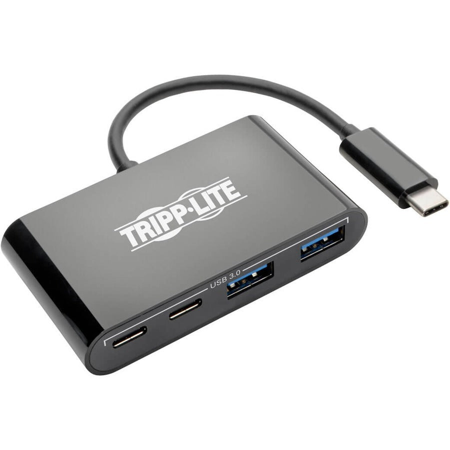 Tripp Lite by Eaton U460-004-2A2CB Hub portable USB 3.1 Gen 1 USB-C, noir U460-004-2A2CB