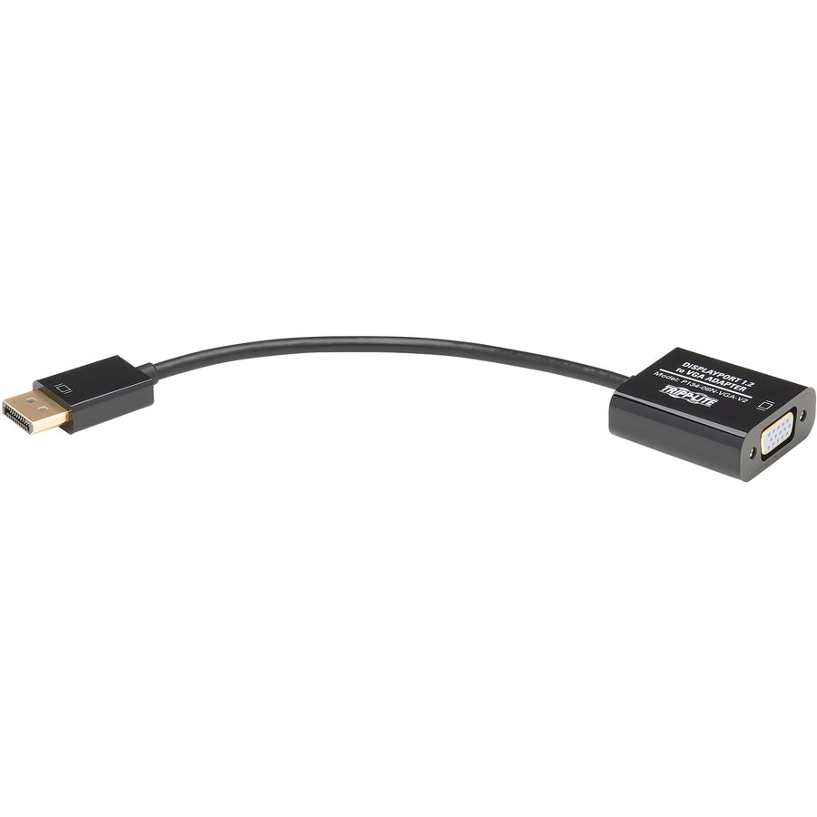 Adaptateur Tripp Lite 6 pouces DisplayPort vers VGA Convertisseur actif DP vers VGA M/F DPort 1.2 6" P134-06N-VGA-V2