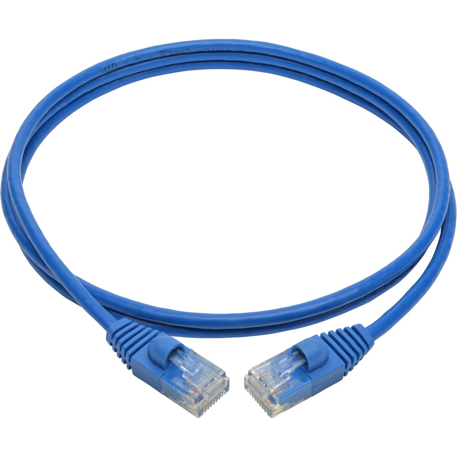 Tripp Lite by Eaton Gigabit N261-S04-BL Cat.6a UTP Patch Network Cable N261-S04-BL