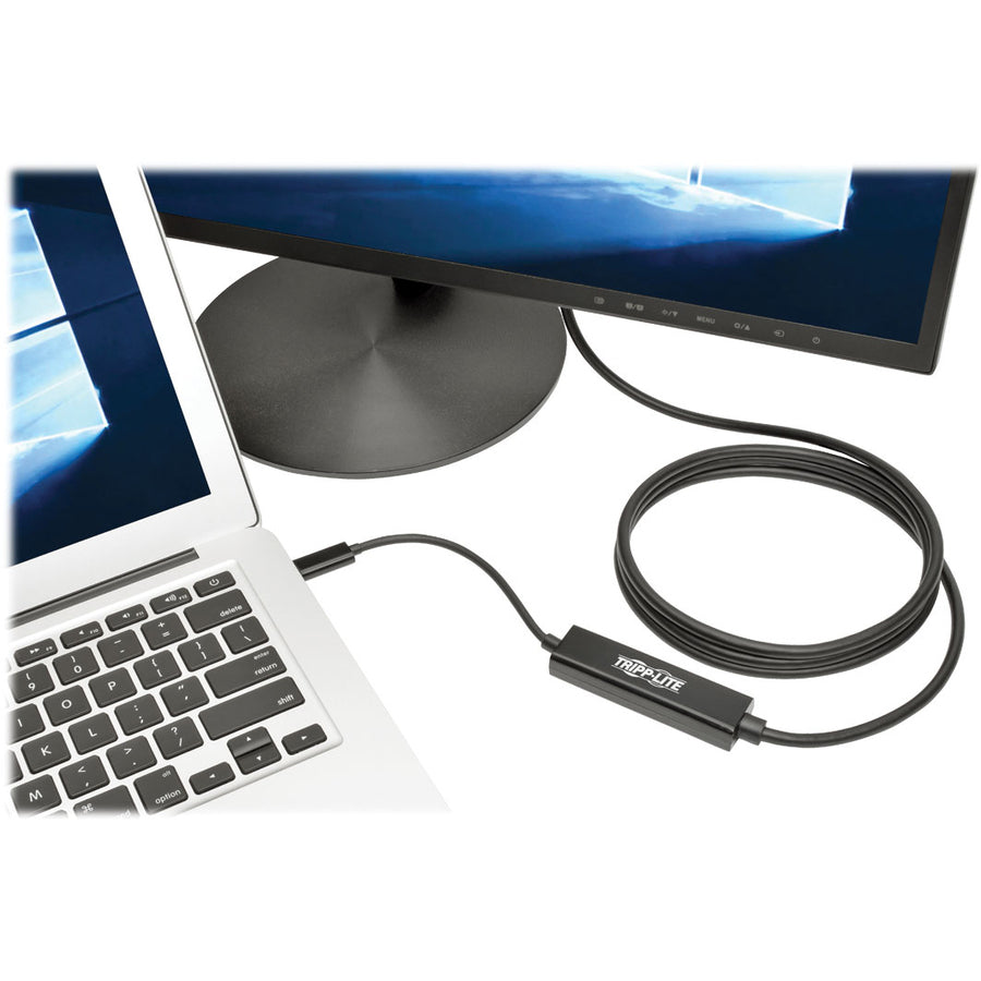 Câble adaptateur Tripp Lite by Eaton USB C vers VGA (M/M), 1920 x 1200 (1080p), 6 pieds U444-006-V