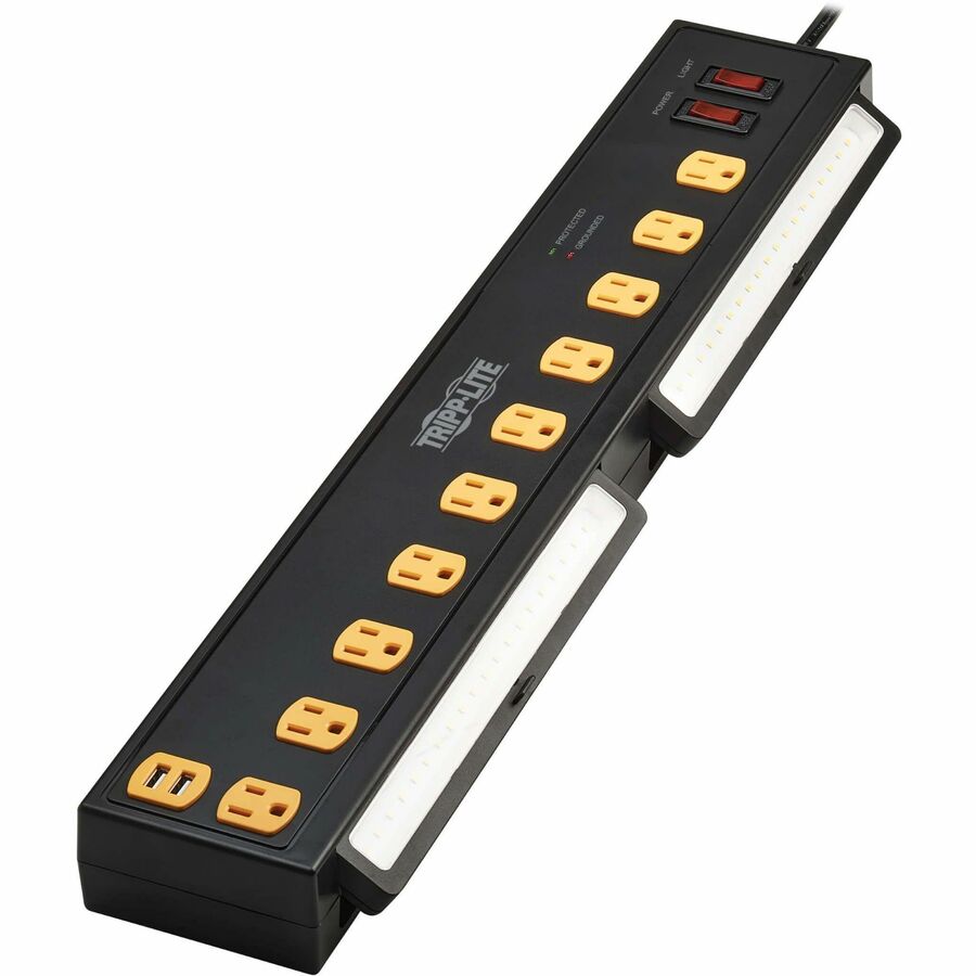 Tripp Lite par Eaton Protégez-le ! TLP1010USB Suppresseur/protecteur de surtension à 10 prises TLP1010USB