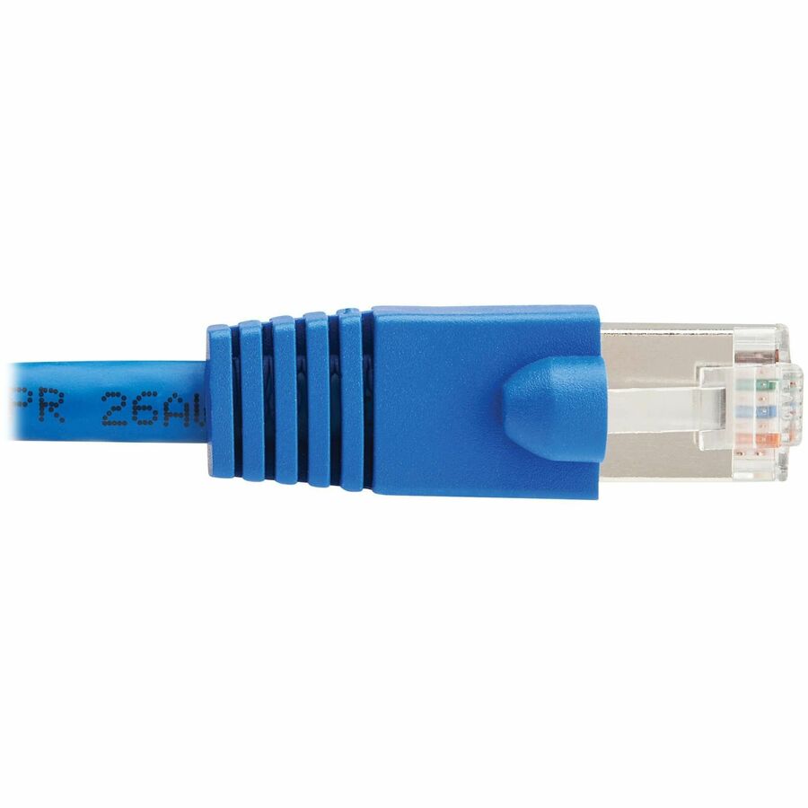 Tripp Lite by Eaton Cat8 40G Snagless SSTP Ethernet Cable (RJ45 M/M), PoE, Blue, 2 ft. (0.6 m) N272-F02-BL