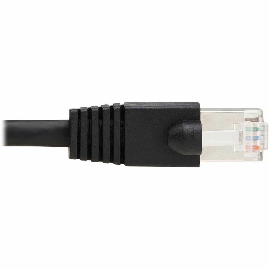 Câble Ethernet Tripp Lite by Eaton Cat8 40G SSTP sans accroc (RJ45 M/M), PoE, noir, 5 pi (1,5 m) N272-F05-BK