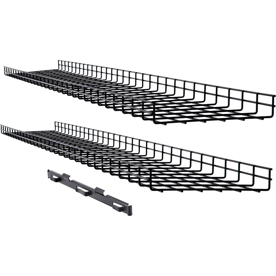 Chemin de câbles en treillis métallique Tripp Lite par Eaton - 300 x 50 x 1 500 mm (12 po x 2 po x 5 pi), paquet de 2 SRWB12210X2STR