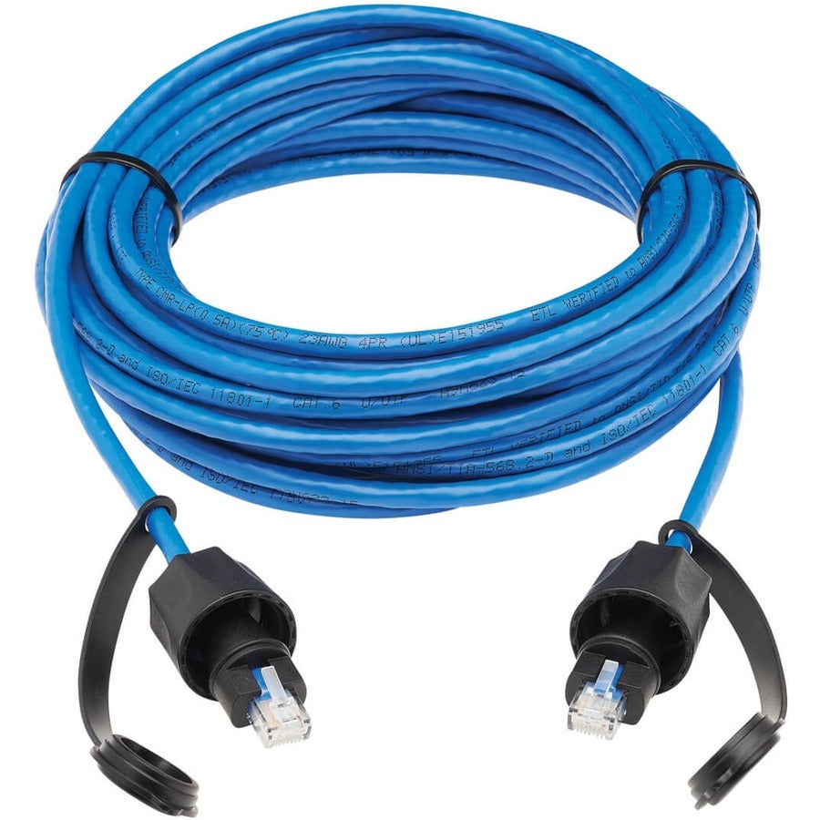 Tripp Lite by Eaton Industrial Cat6 UTP Patch Cable - RJ45 M/M, 33 ft. (10 m) N200P-033BL-IND