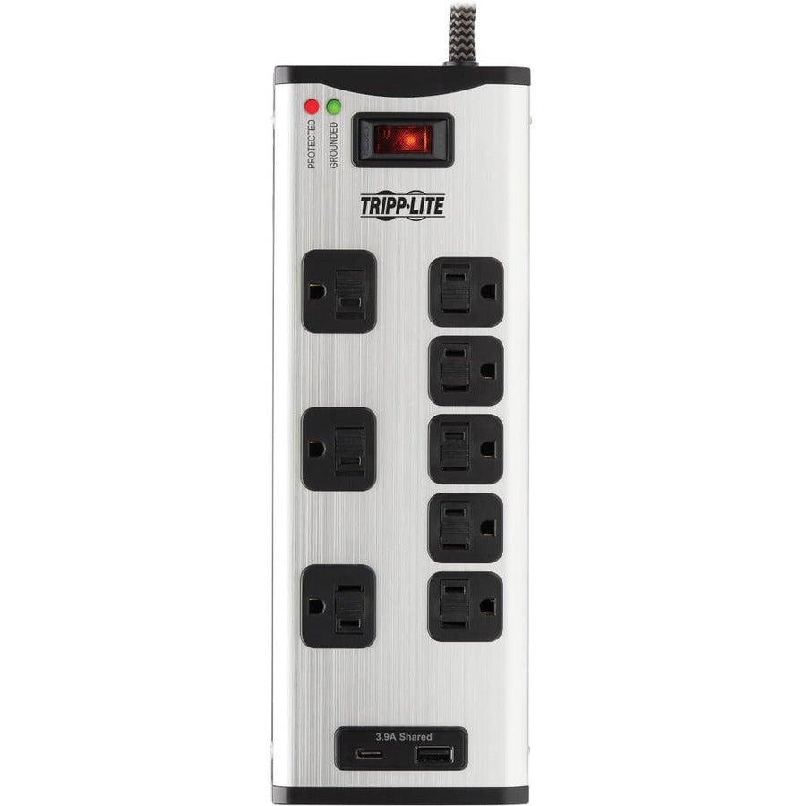 Tripp Lite by Eaton Protect It! TLM88USBC 8-Outlet Surge Suppressor/Protector TLM88USBC