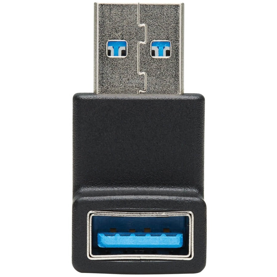 Tripp Lite by Eaton USB 3.0 SuperSpeed Adapter - USB-A to USB-A, M/F, Down Angle, Black U324-000-DN