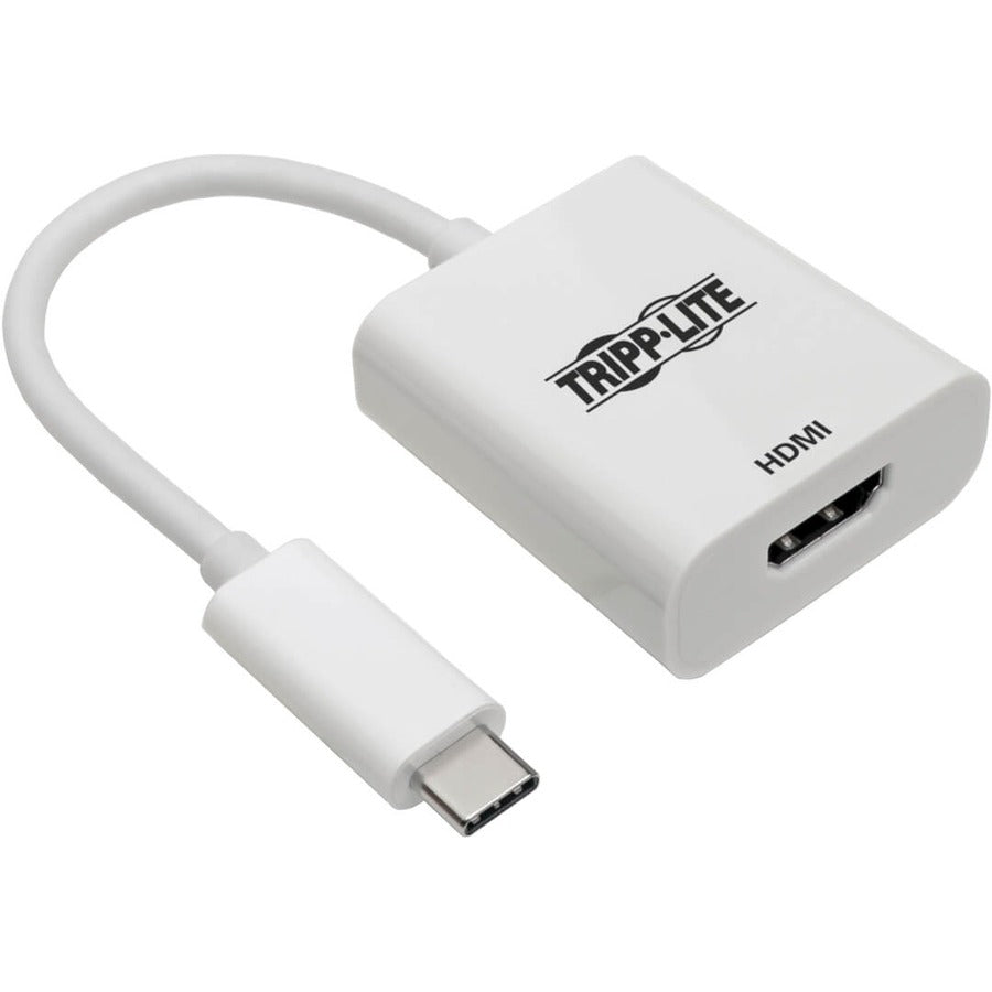 Adaptateur Tripp Lite by Eaton USB-C 3.1 vers HDMI 4K, M/F, compatible Thunderbolt 3, 4K à 60 Hz, blanc U444-06N-HD4K6W