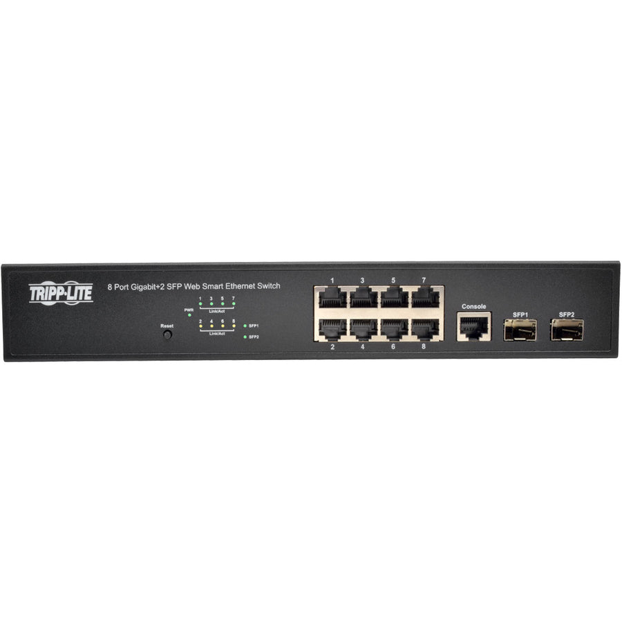 Tripp Lite by Eaton NGS8C2 Commutateur réseau géré Web-Smart Gigabit L2 à 8 ports NGS8C2