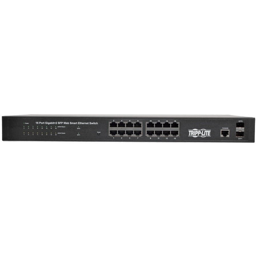 Tripp Lite by Eaton NGS16C2 16-Port Gigabit L2 Web-Smart Managed Network Switch NGS16C2