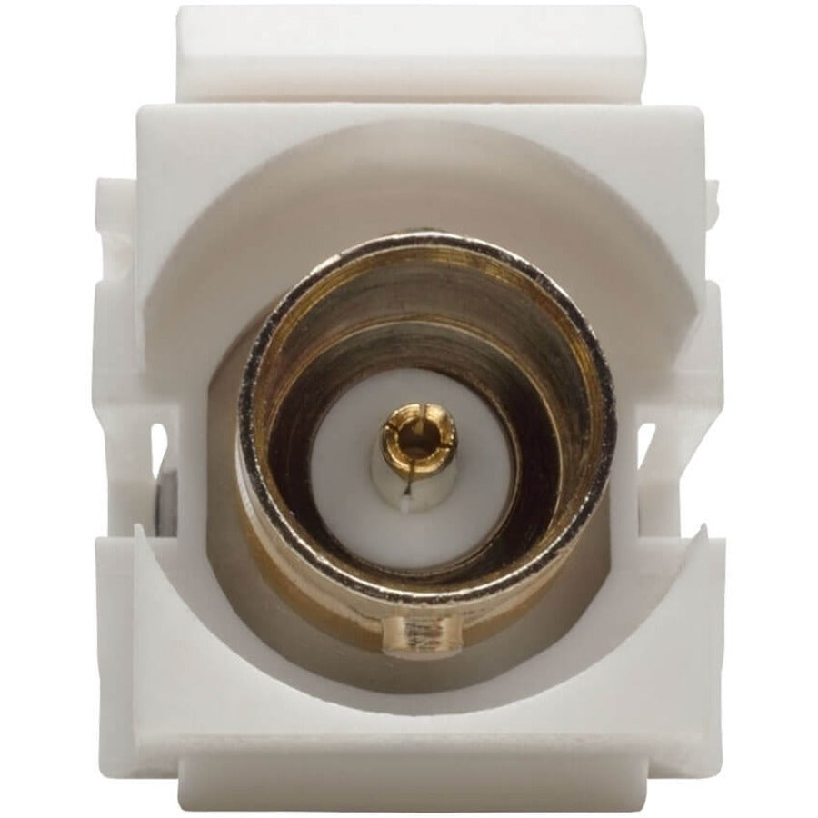 Tripp Lite by Eaton BNC All-in-One Keystone/Panel Mount Coupler (F/F), 75 Ohms A230-001-KP