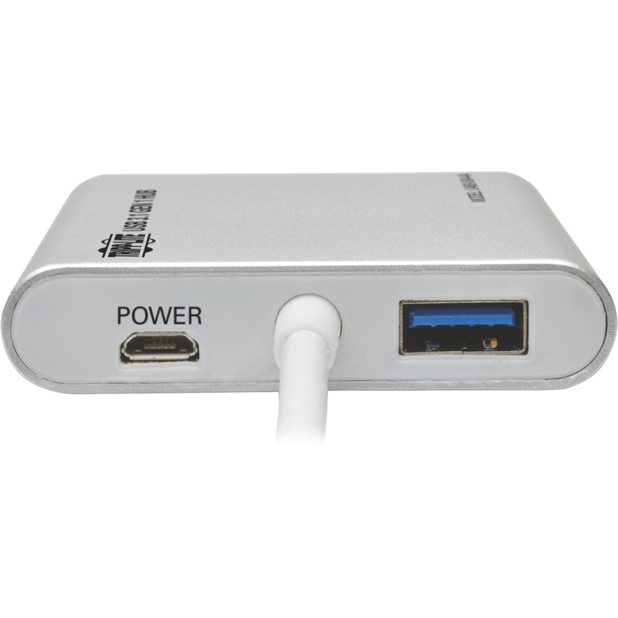 Tripp Lite by Eaton 4-Port Portable USB 3.1 Gen 1 Hub, Aluminum U460-004-4A