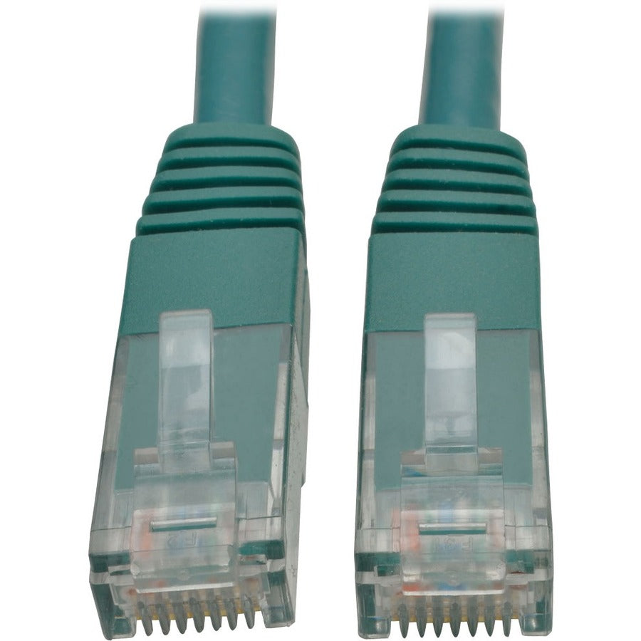 Tripp Lite by Eaton Cat6 Gigabit Molded Patch Cable (RJ45 M/M), Green, 25 ft N200-025-GN