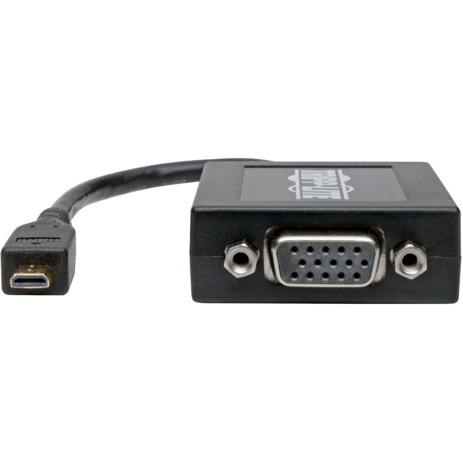 Tripp Lite Micro HDMI to VGA Adapter Converter with Audio Smartphone / Tablet / Ultrabook P131-06N-MICROA