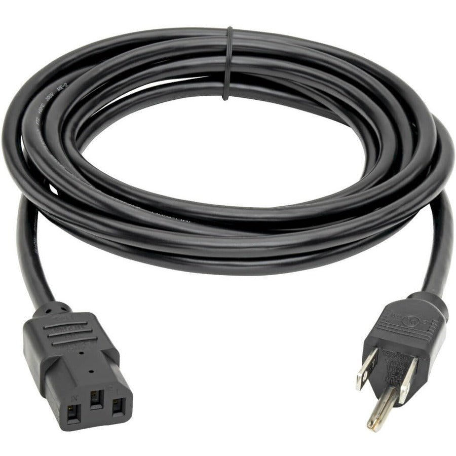 Tripp Lite 12ft Computer Power Cord Cable 5-15P to C13 10A 18AWG 12' P010-012