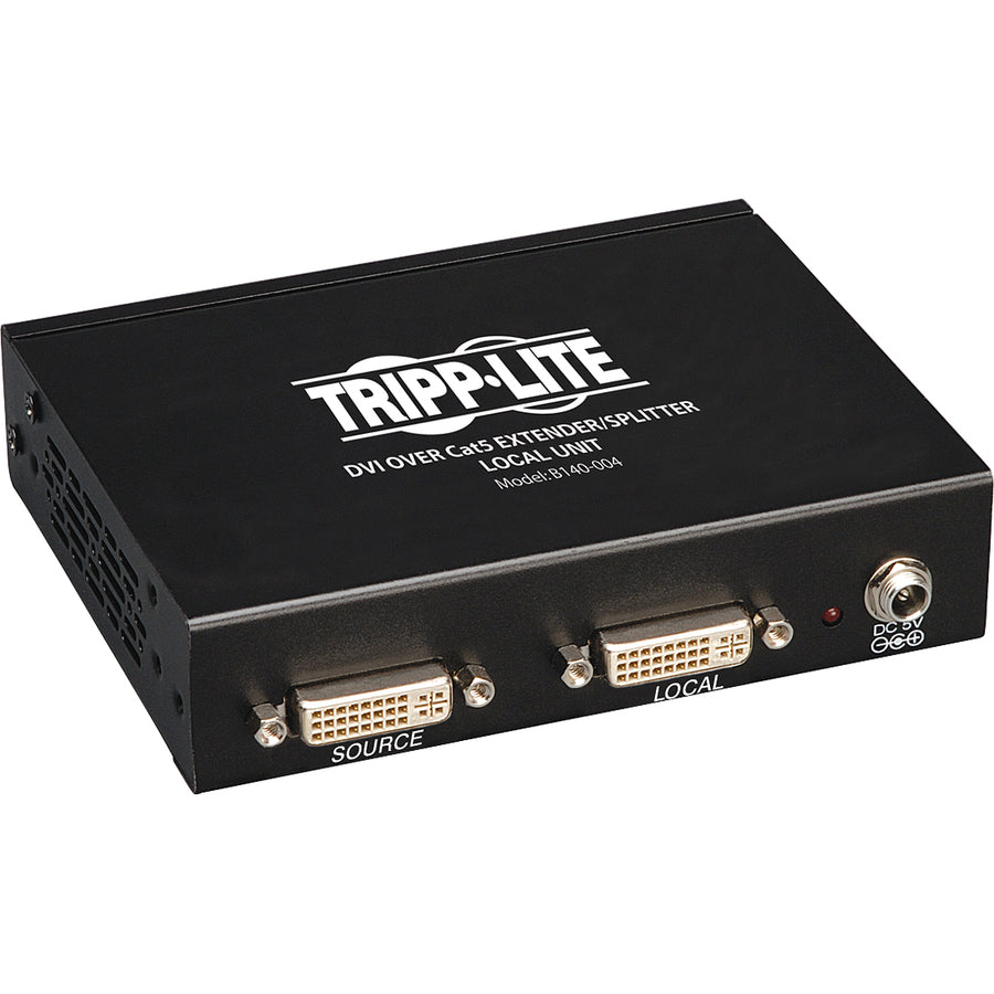 Tripp Lite by Eaton DVI over Cat5 Extender/Splitter, 4-Port Local Transmitter Unit B140-004