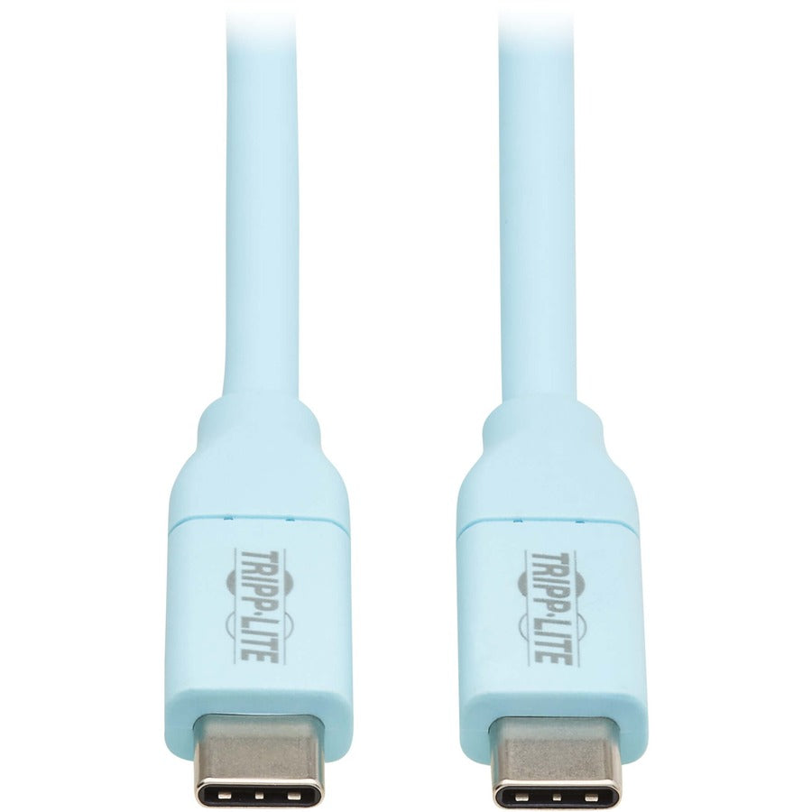 Tripp Lite by Eaton U040AB-006CS5LB USB-C to USB-C Cable (M/M), Light Blue, 6 ft. (1.8 m) U040AB-006CS5LB