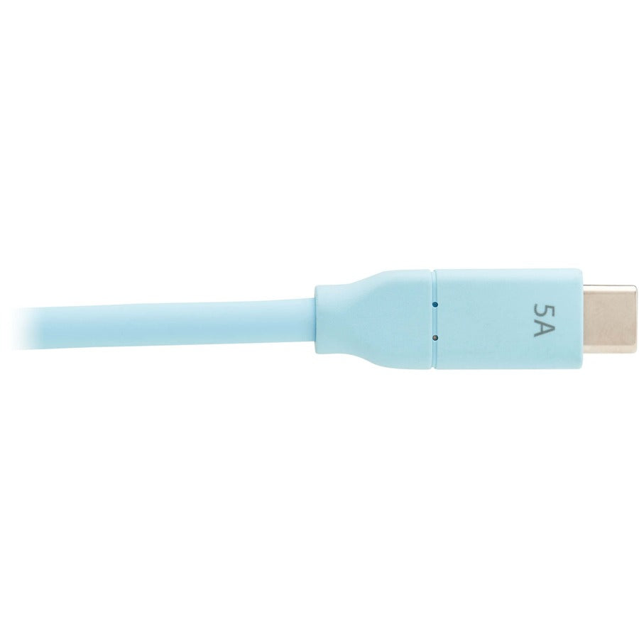 Tripp Lite by Eaton U040AB-006CS5LB USB-C to USB-C Cable (M/M), Light Blue, 6 ft. (1.8 m) U040AB-006CS5LB