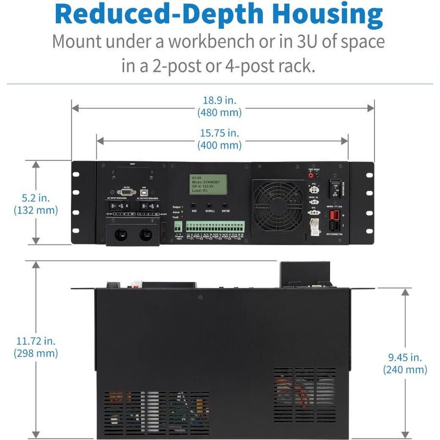 Tripp Lite par Eaton SmartPro SMART1548ET Onduleur montable en rack 1 500 VA SMART1548ET