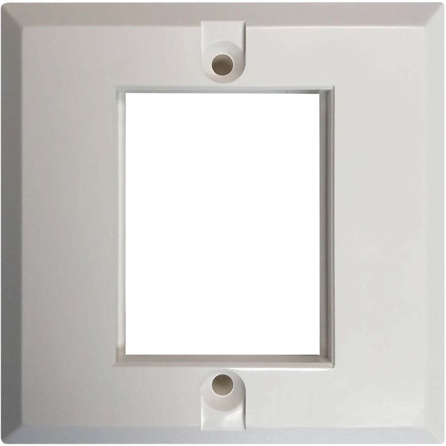 Tripp Lite by Eaton 1-Port UK-Style Gang Frame for 6C-Type Insert Module, White N042U-WF1-6C