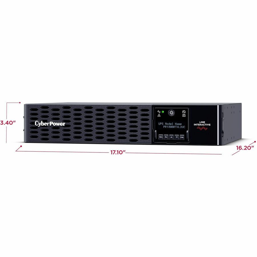 CyberPower Smart App Sinewave PR1000RTXL2UC 1000VA Rack/Tower UPS PR1000RTXL2UC