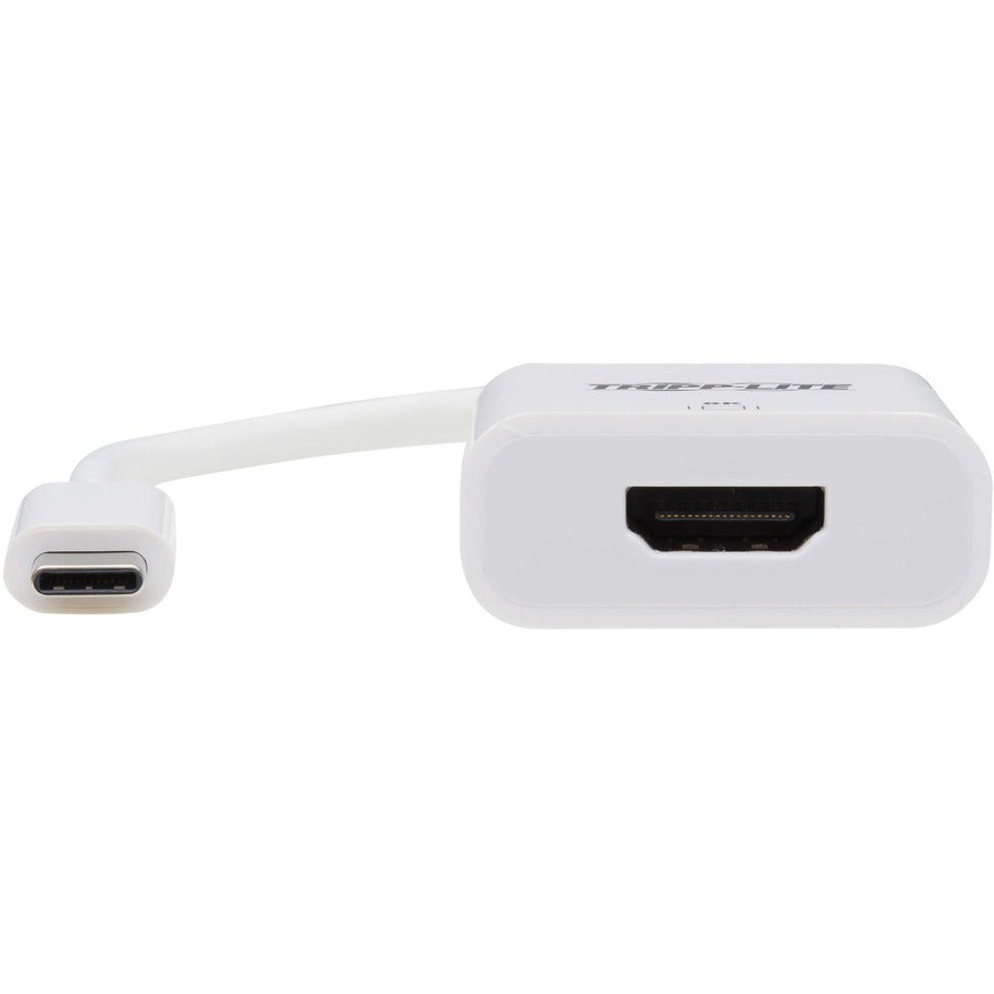 Adaptateur Tripp Lite by Eaton USB-C vers HDMI (M/F) - 8K, HDR, 4:4:4, HDCP 2.3, Blanc U444-06N-HD8KW