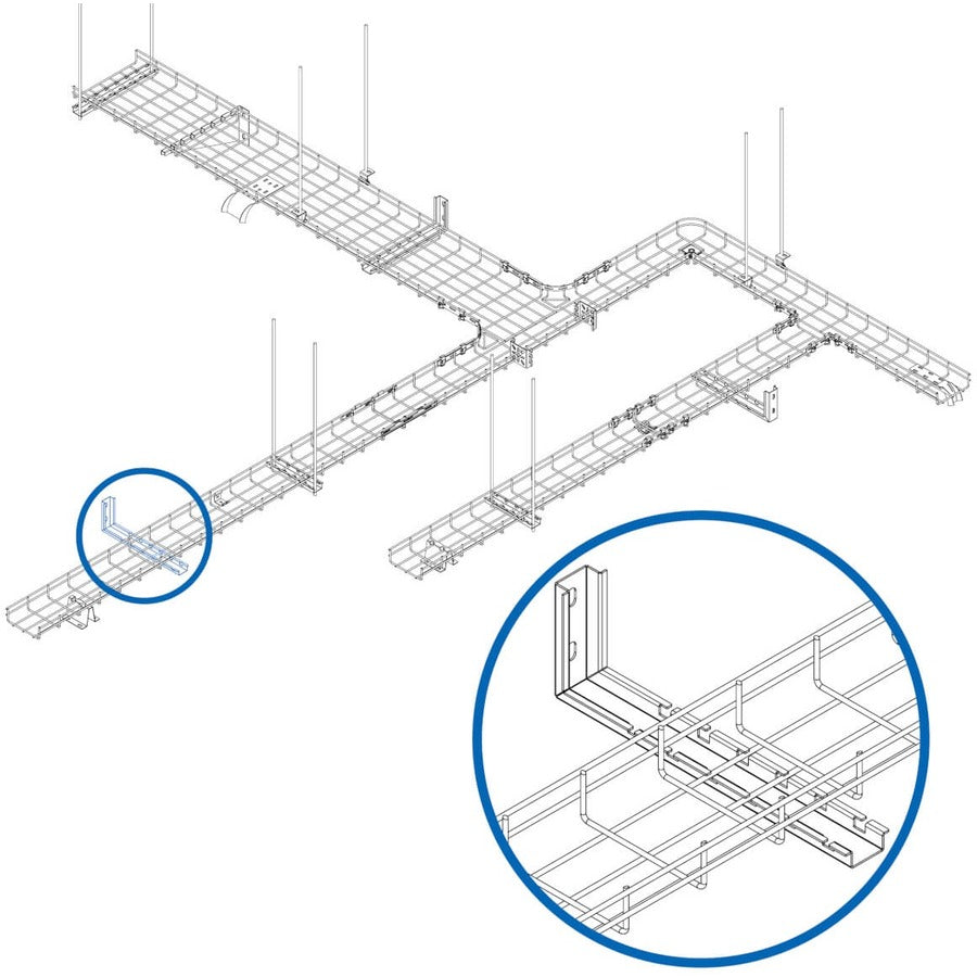 Tripp Lite by Eaton SmartRack SRWBWALLBRKT Support de montage pour chemin de câbles - Noir SRWBWALLBRKT