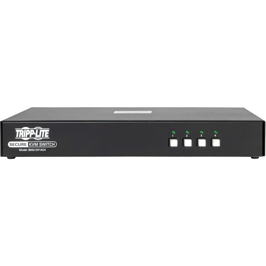 Tripp Lite by Eaton B002-DV1AC4 Commutateur KVM DVI-I 4 ports certifié NIAP PP3.0 B002-DV1AC4