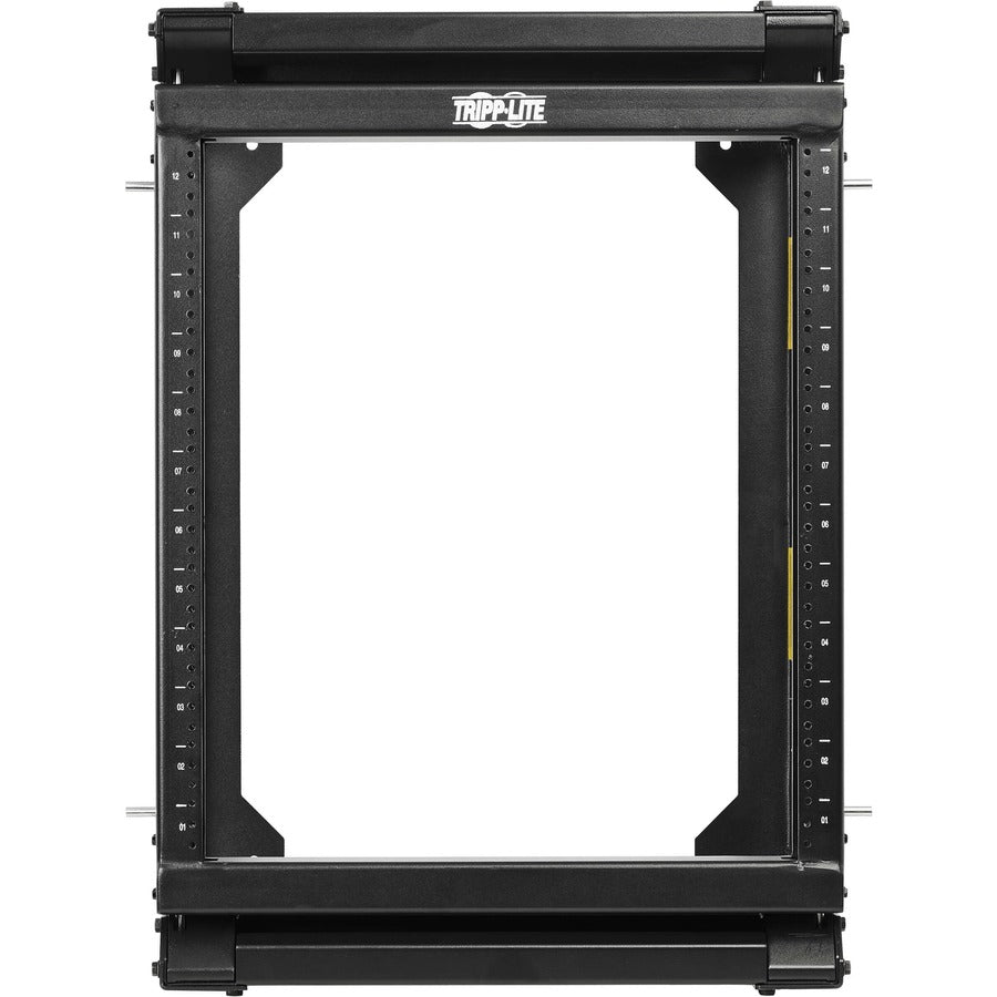 Tripp Lite by Eaton SmartRack 12U Wall-Mount 2-Post Open Frame Rack, Hinged Front, Heavy Duty SRWO12US2