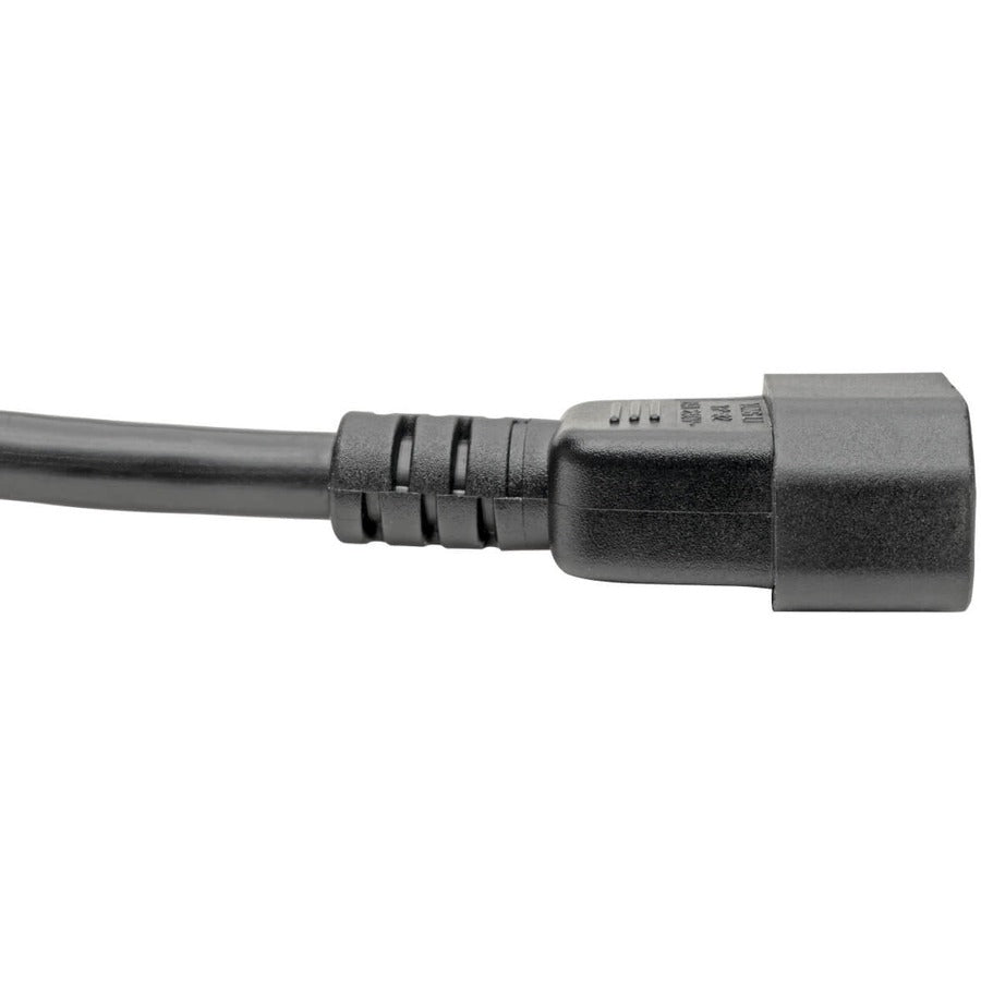 Câble d'extension de cordon d'alimentation Tripp Lite 10 pieds C19 à C14 robuste 15A 14AWG 10' P047-010