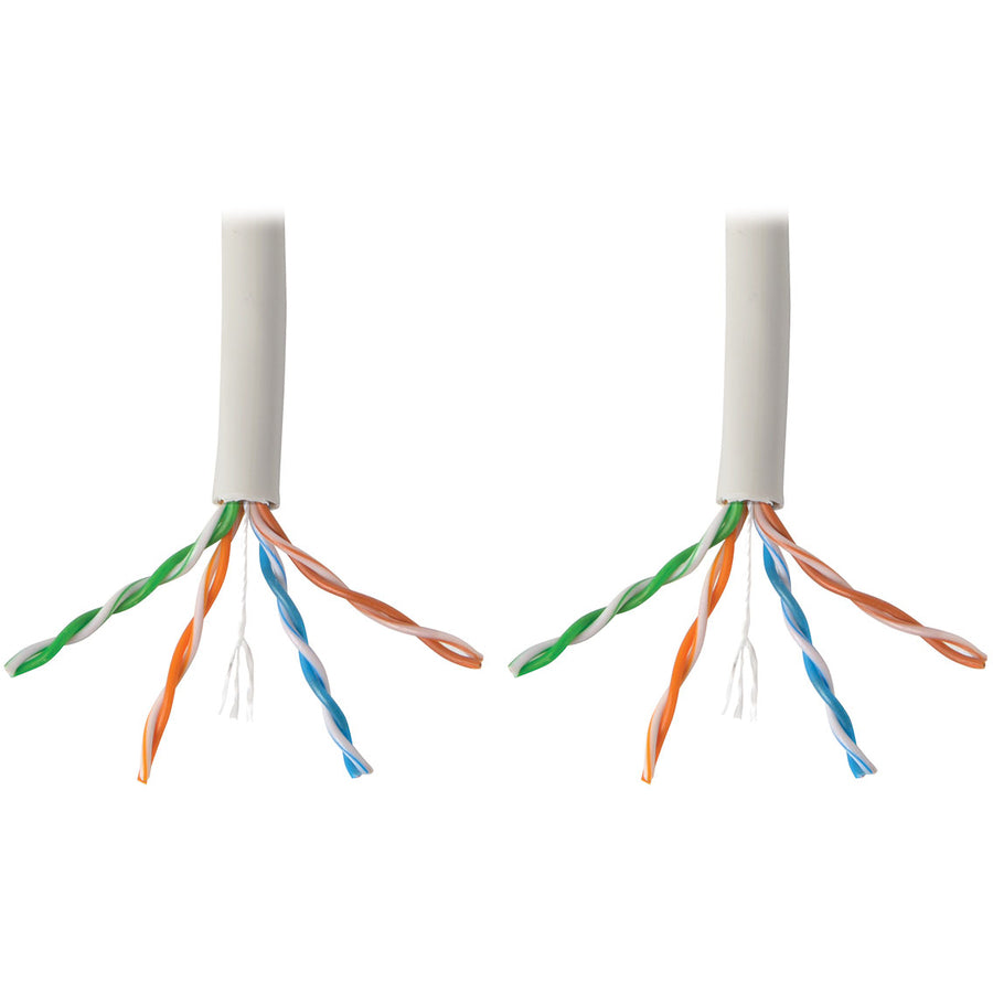 Tripp Lite by Eaton N222-01K-WH Câble Cat6 Gigabit en PVC à âme solide, blanc, 300 m