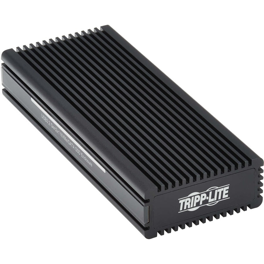 Tripp Lite by Eaton U457-1M2-NVME-L Drive Enclosure - USB 3.2 (Gen 2) Type C Host Interface - UASP Support External - Black U457-1M2-NVME-L