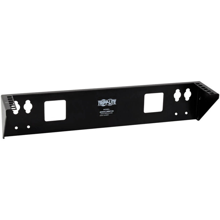 Tripp Lite by Eaton SmartRack SRWALLBRKT2U Mounting Bracket for Server, Network Switch, UPS - Black SRWALLBRKT2U