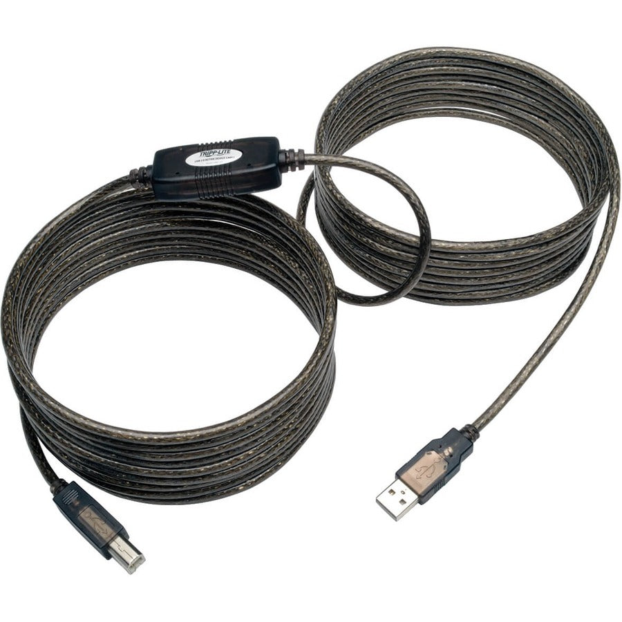 Tripp Lite by Eaton 25ft. High-Speed USB2.0 A/B Active Device Cable (A Male to B Male) U042-025