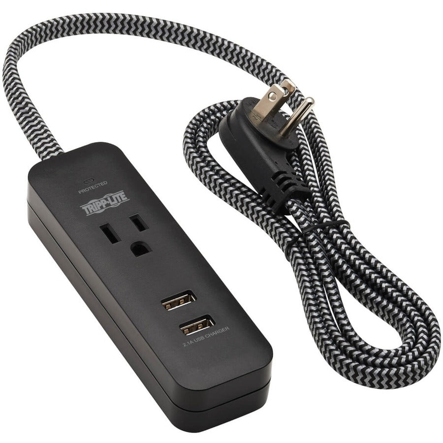 Tripp Lite by Eaton Protect It! TLP104USB 1-Outlet Surge Suppressor/Protector TLP104USB