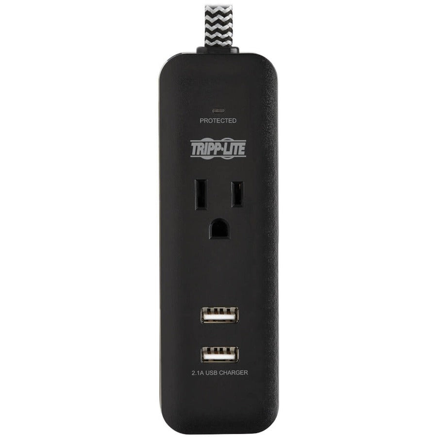 Tripp Lite by Eaton Protect It! TLP104USB 1-Outlet Surge Suppressor/Protector TLP104USB