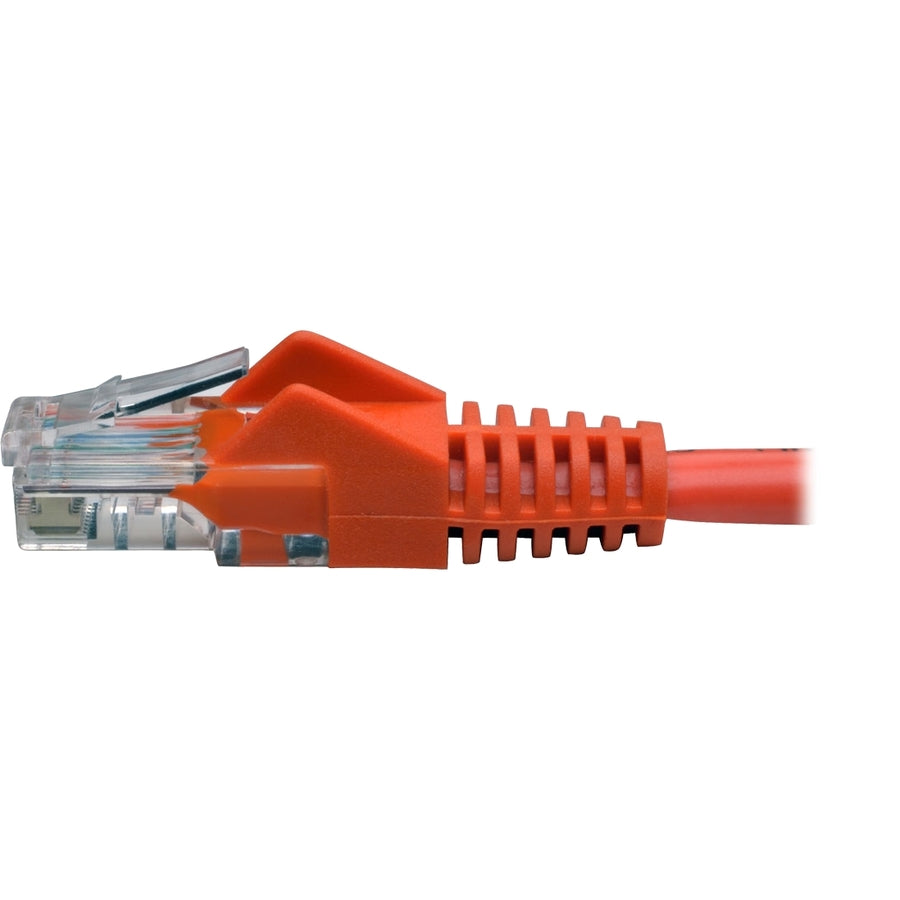 Tripp Lite by Eaton Cat5e Câble de brassage UTP moulé sans accroc Cat5e 350 MHz (RJ45 M/M), Orange, 14 pi N001-014-OR