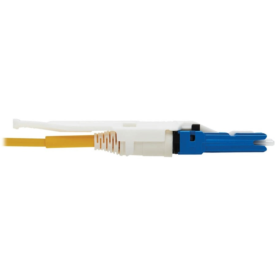 Tripp Lite by Eaton N381C-01M 400Gb Duplex Singlemode 9/125 OS2 Fiber Optic Cable, Yellow, 1 m N381C-01M