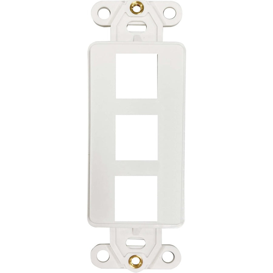 Tripp Lite by Eaton N042DAB-003V-IV 3-Port Antibacterial Wall-Mount Insert, Ivory N042DAB-003V-IV