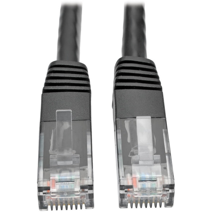 Tripp Lite by Eaton Cat6 Gigabit Molded Patch Cable (RJ45 M/M), Black, 3 ft N200-003-BK