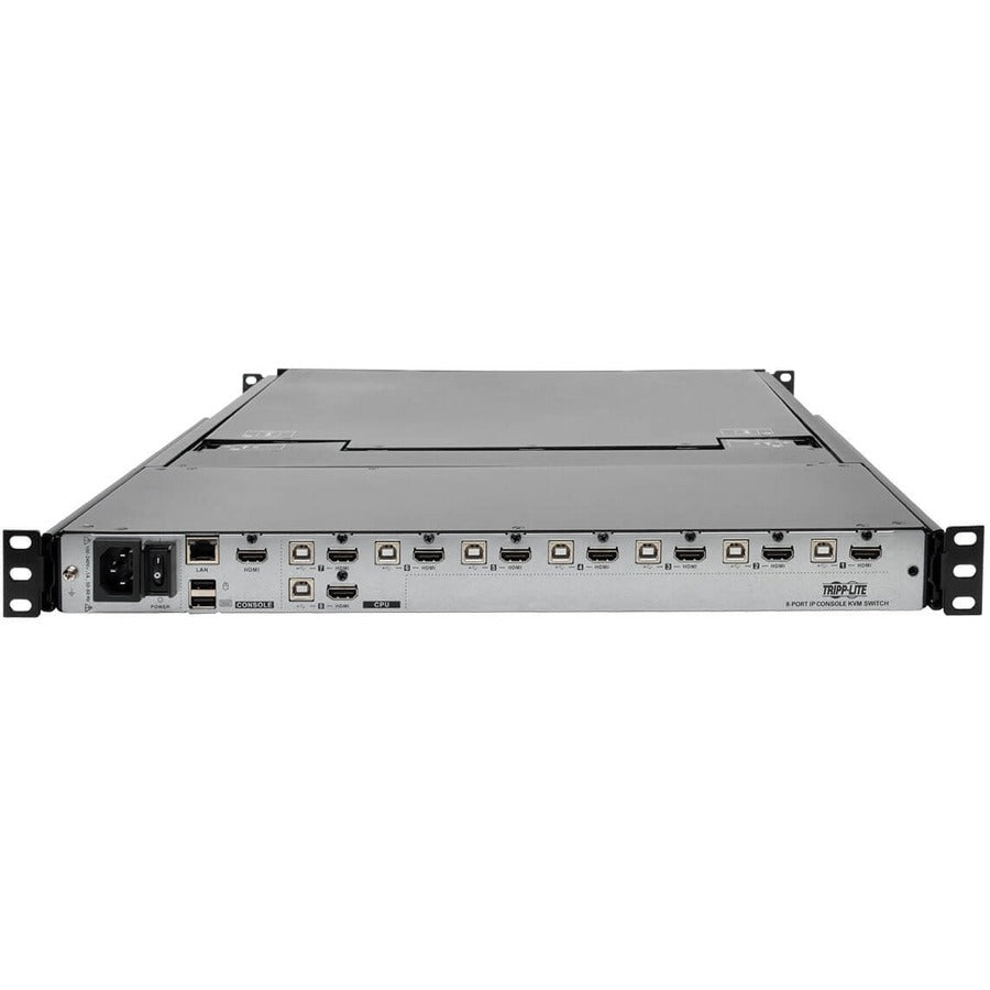 Tripp Lite par Eaton B030-008-17-IP NetDirector Console à montage en rack 8 ports 1U Commutateur KVM HDMI B030-008-17-IP