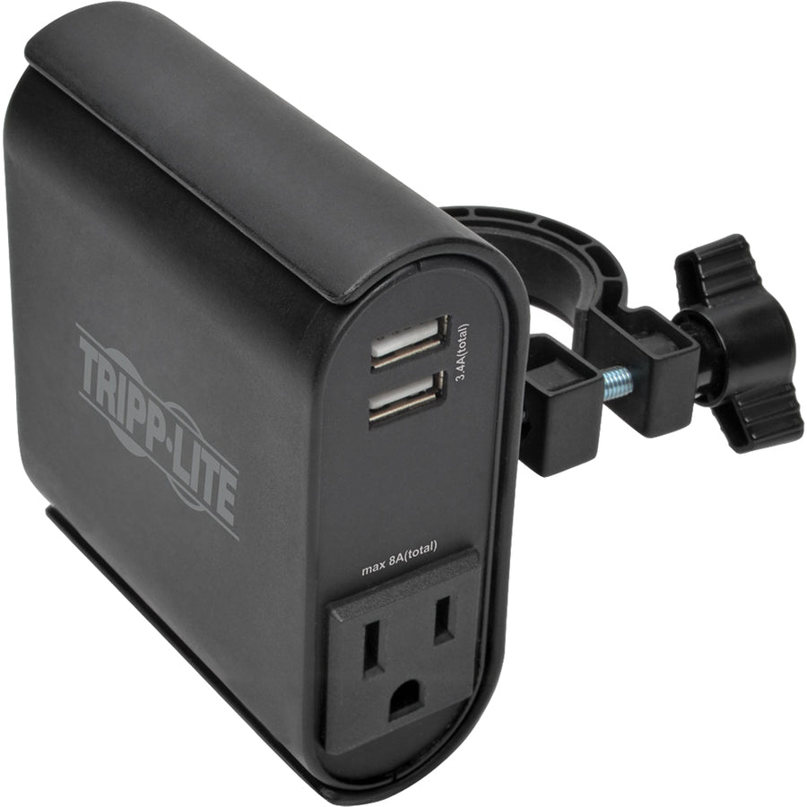 Tripp Lite by Eaton AC/USB Charging Clip for Display Mounts DMACUSB