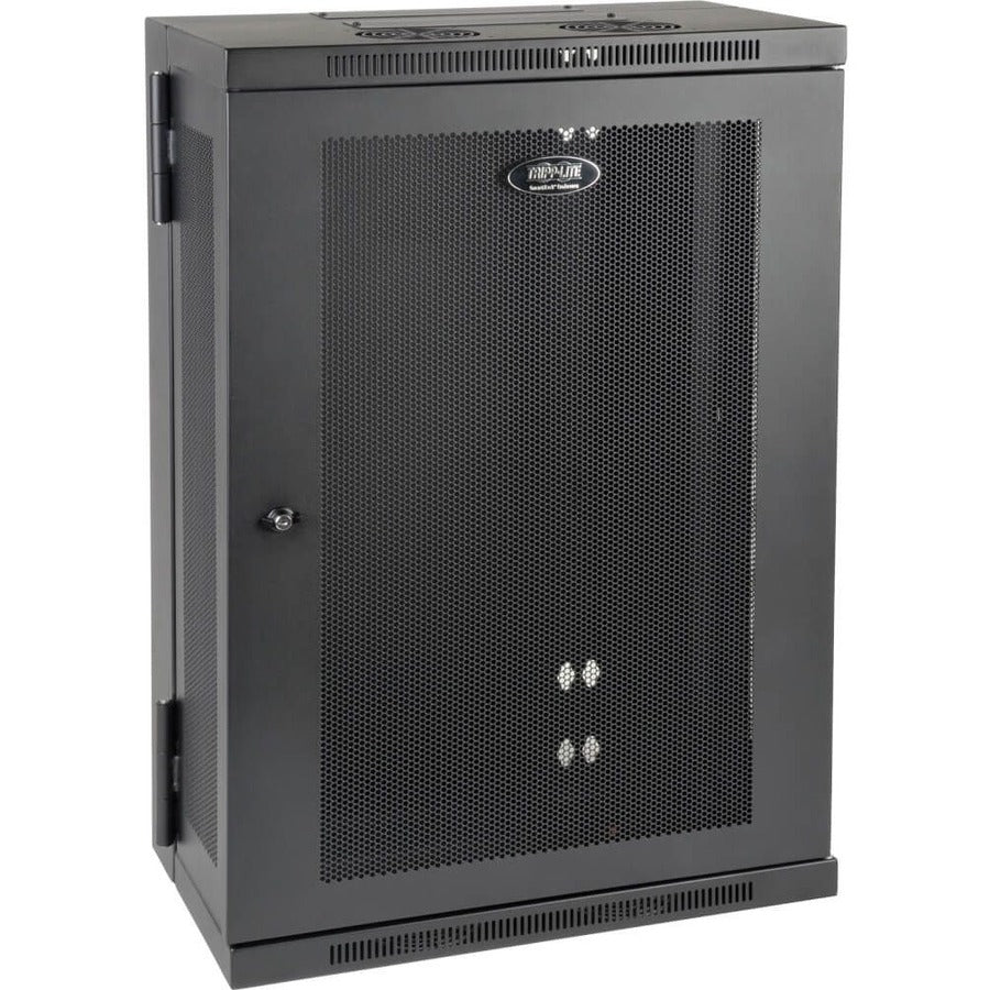 Tripp Lite by Eaton SmartRack Slim 18U Swinging Wall-Mount Rack Enclosure Cabinet SRW18US13