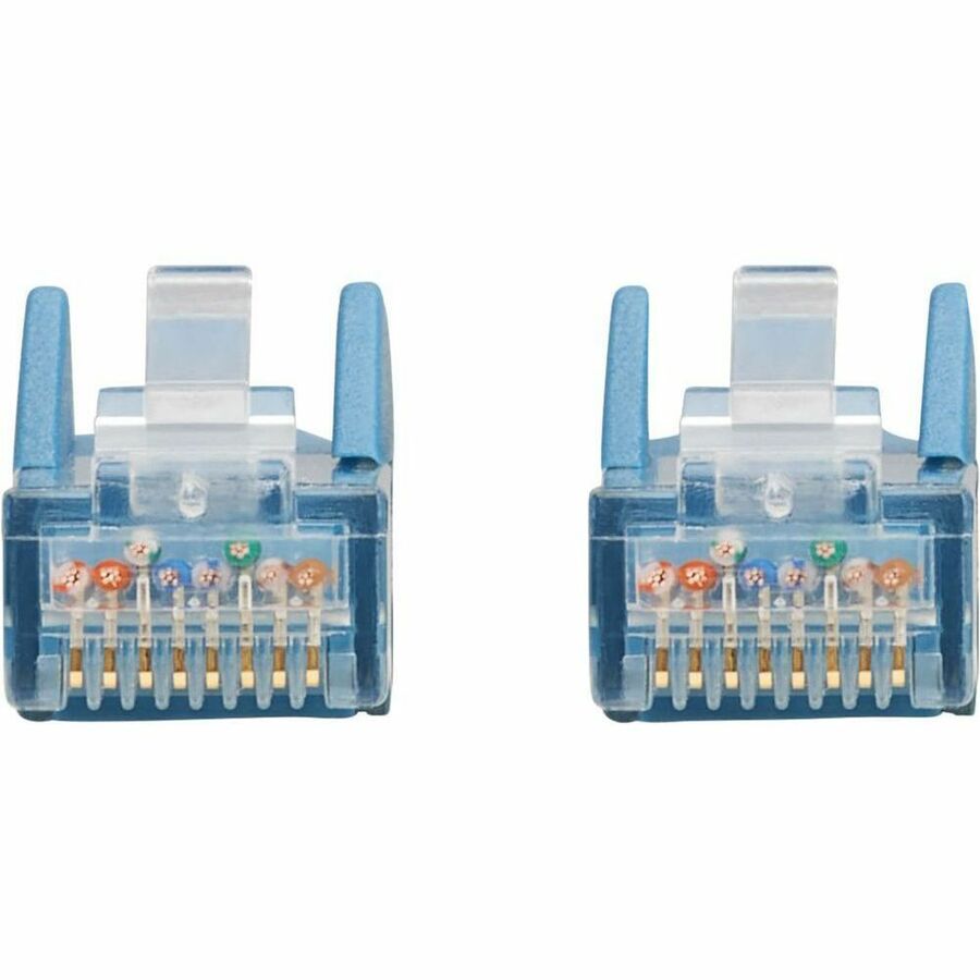 Câble Ethernet UTP moulé sans accroc Gigabit Cat6 Tripp Lite by Eaton (RJ45 M/M), PoE, LSZH, bleu, 10 m N201L-10M-BL