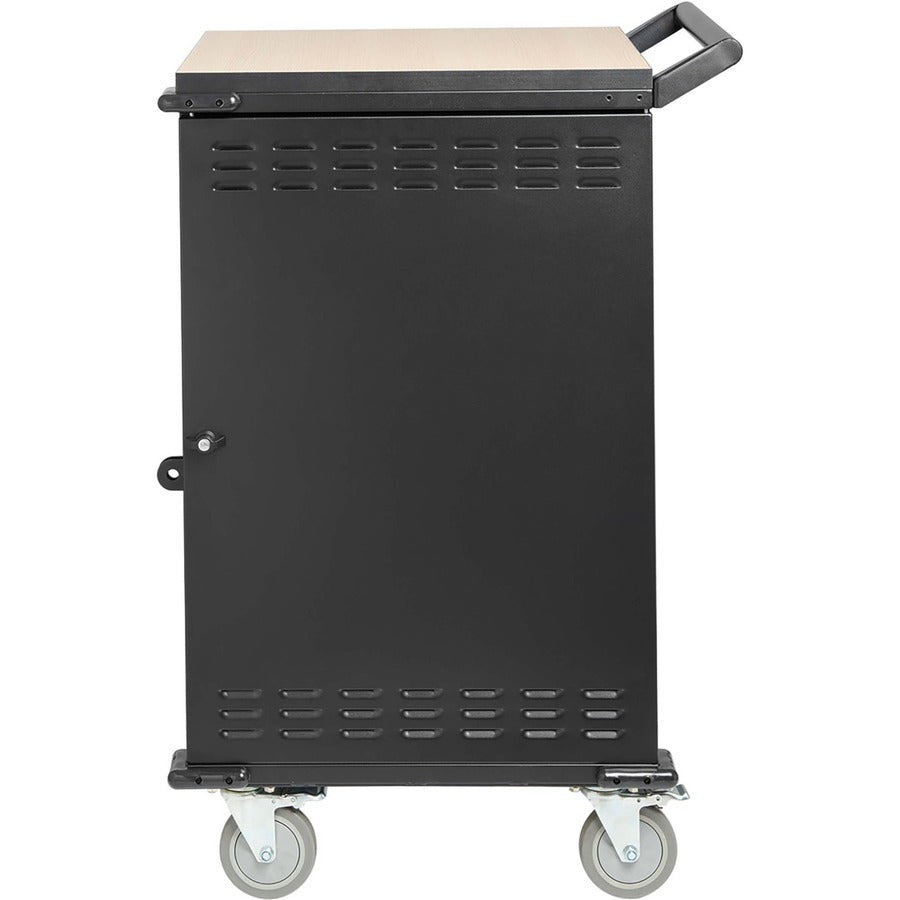 Tripp Lite by Eaton Locking Storage Cart for Mobile Devices and AV Equipment - Black CSCSTORAGE1