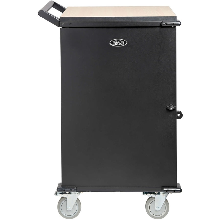 Tripp Lite by Eaton Locking Storage Cart for Mobile Devices and AV Equipment - Black CSCSTORAGE1